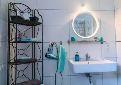 Ein Badezimmer in der Unterkunft Tante Lollo
