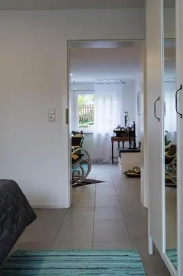 Ein Sitzbereich in der Unterkunft Tante Lollo