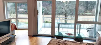 TV/Unterhaltungsangebot in der Unterkunft Panoramalounge Moselblick - Toplage