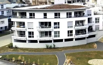 Das Gebäude in dem sich die Ferienwohnung befindet