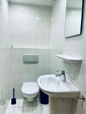 Ein Badezimmer in der Unterkunft Ferienwohnung CURB