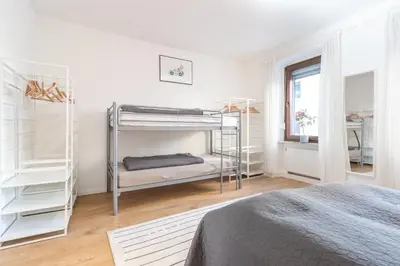 Ein Bett oder Betten in einem Zimmer der Unterkunft Gemütliche und günstige Stadtwohnung für 4 Personen in Mayen