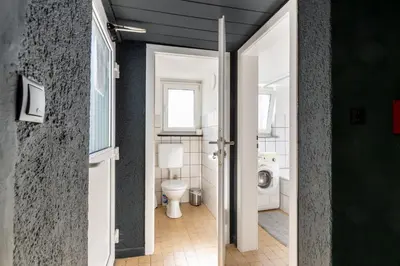 Ein Badezimmer in der Unterkunft Gemütliche und günstige Stadtwohnung für 4 Personen in Mayen