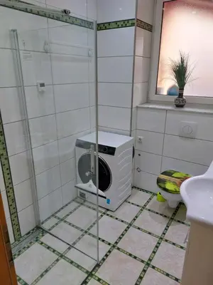 Ein Badezimmer in der Unterkunft Apartment direkt an der Lahn