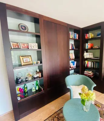 Die Bibliothek in der Ferienwohnung