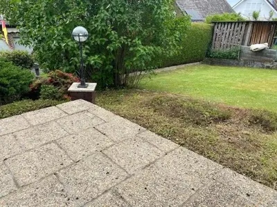 Ein Garten an der Unterkunft Familien Ferienhaus in der Vulkaneifel -Mechthild-
