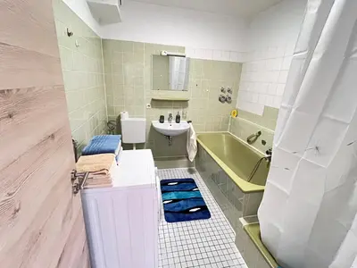 Ein Badezimmer in der Unterkunft Monteurwohnung Natalie