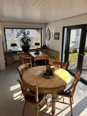 Ein Sitzbereich in der Unterkunft Villa Maximin