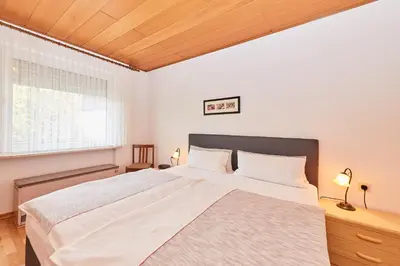 Ein Bett oder Betten in einem Zimmer der Unterkunft Ferienwohnung Liva Wohnung C