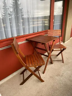 Ein Balkon oder eine Terrasse in der Unterkunft Fewo Taunusblick mit Pool