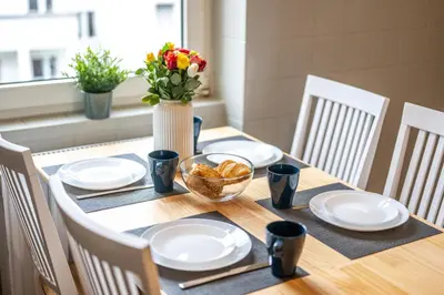 Essen in der Ferienwohnung oder in der Nähe
