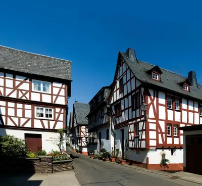 Das Gebäude in dem sich die Ferienwohnung befindet