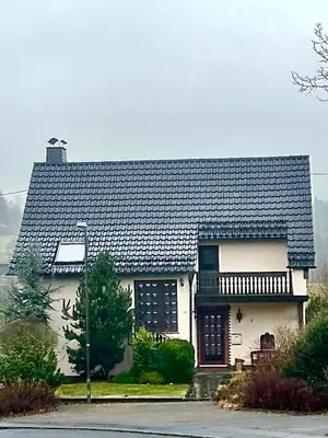 Das Gebäude in dem sich die Ferienwohnung befindet