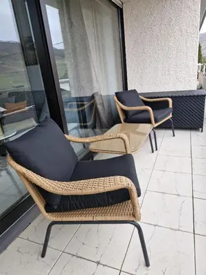 Ein Sitzbereich in der Unterkunft FeWo Stadtjuwel Bernkastel-Kues