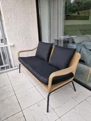Ein Sitzbereich in der Unterkunft FeWo Stadtjuwel Bernkastel-Kues
