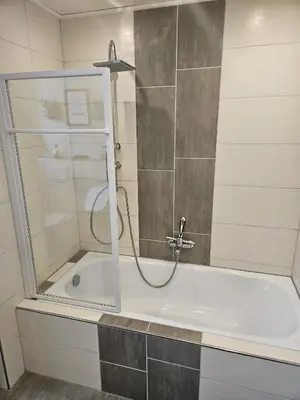 Ein Badezimmer in der Unterkunft Hakans moselblick Ferienwohnung 2