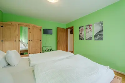 Ein Bett oder Betten in einem Zimmer der Unterkunft Ferienhaus Störzel