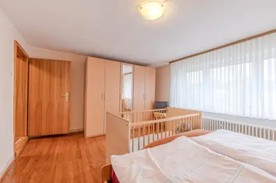 Ein Bett oder Betten in einem Zimmer der Unterkunft Ferienhaus Störzel