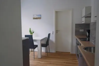 Küche/Küchenzeile in der Unterkunft Tag & Nacht Apartment WE27
