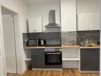 Küche/Küchenzeile in der Unterkunft Tag & Nacht Apartment WE27