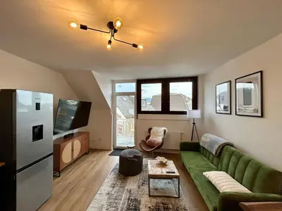 TV/Unterhaltungsangebot in der Unterkunft Karl Central Flats - Netflix - Parkplatz - Balkon