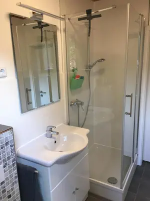 Ein Badezimmer in der Unterkunft Holiday Home Scheuerberg