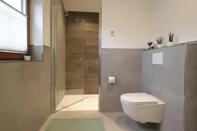 Ein Badezimmer in der Unterkunft Ferienwohnung Weinbergsliebe