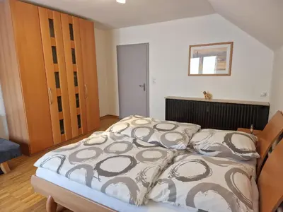 Ein Bett oder Betten in einem Zimmer der Unterkunft Zur Alten Burg