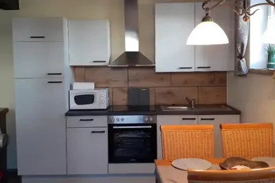 Küche/Küchenzeile in der Unterkunft NEU! Ferienwohnung Rustica
