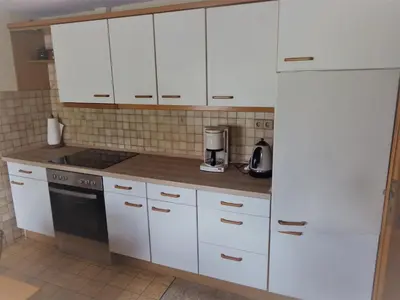Küche/Küchenzeile in der Unterkunft Ferienhaus Eckstein