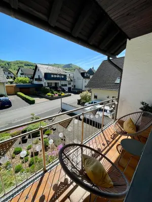 Ein Balkon oder eine Terrasse in der Unterkunft Haus Mindermann