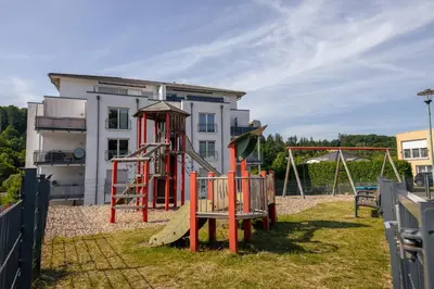 Ein Kinderspielbereich in der Unterkunft Vulkan-Villa
