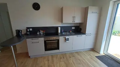 Küche/Küchenzeile in der Unterkunft Ferienwohnung Zum Kreuzbaum
