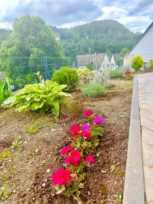 Ein Garten an der Unterkunft Ron vacation home in Gerolstein