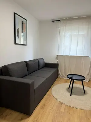 Ein Sitzbereich in der Unterkunft WW02 - Businessapartment Koblenz