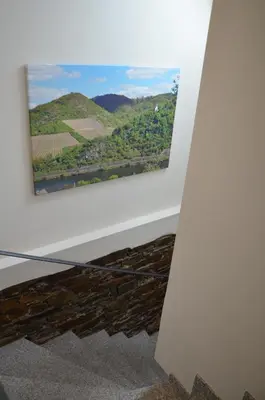 Ein allgemeiner Bergblick oder ein Berglick von der Pension aus