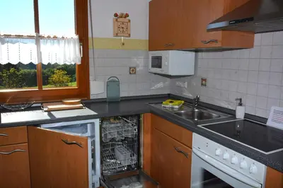Küche/Küchenzeile in der Unterkunft Ferienwohnungen Haus Marianne