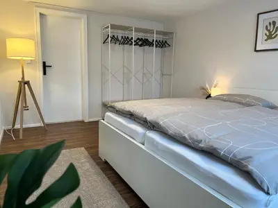 Ein Bett oder Betten in einem Zimmer der Unterkunft Wohlfühl Appartment - Wohnen auf Zeit - Netflix