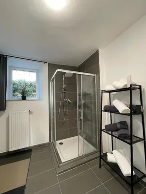 Ein Badezimmer in der Unterkunft Ferienhaus - Eifeltraum - Salm