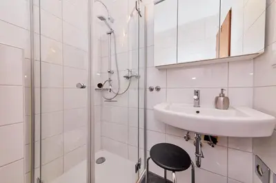 Ein Badezimmer in der Unterkunft Ferienwohnung Liva Wohnung B