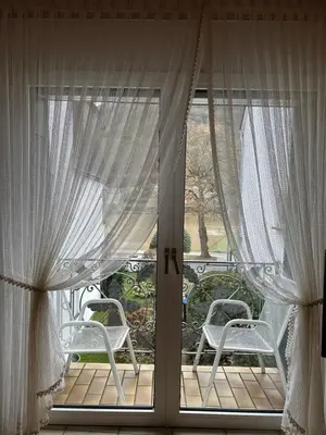 Ein Balkon oder eine Terrasse in der Unterkunft Ferienwohnung Liva Wohnung B