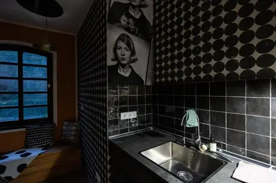 Grundriss der Unterkunft Haus Engelhardt Design Wohnung Heidi mit Burgblick
