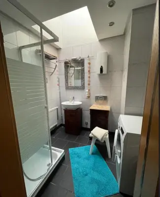 Ein Badezimmer in der Unterkunft Ferienhaus