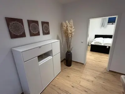 Küche/Küchenzeile in der Unterkunft Ferienwohnung Schöne Aussicht