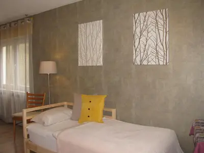 Ein Bett oder Betten in einem Zimmer der Unterkunft Kräuterhotel Villa Vontenie