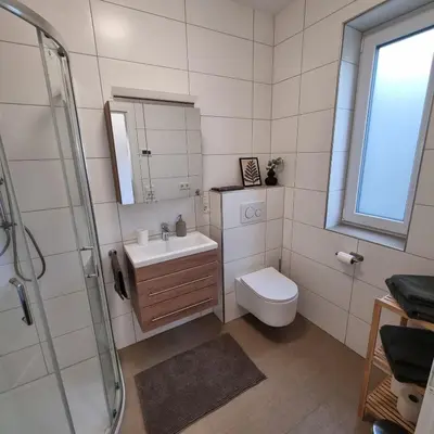 Ein Badezimmer in der Unterkunft Auszeit in der Vulkaneifel