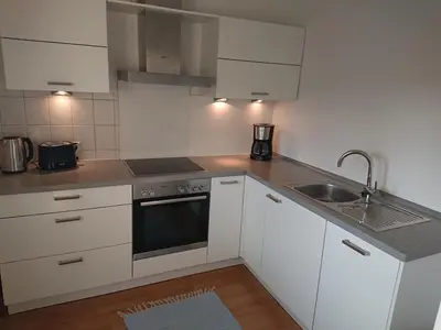 Küche/Küchenzeile in der Unterkunft Wunderschöne Eifel-Ferienwohnung