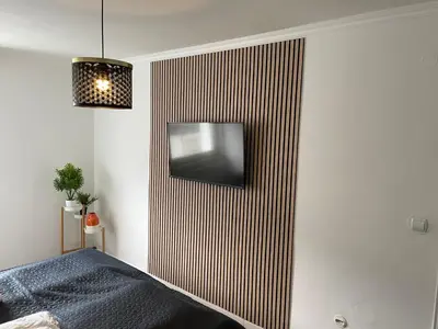 TV/Unterhaltungsangebot in der Unterkunft Schöne Wohnung in ruhiger Lage
