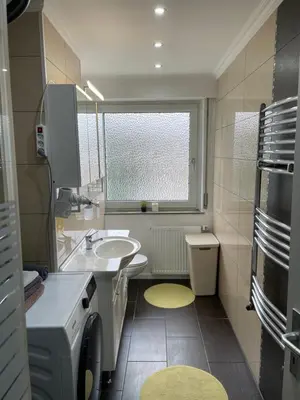 Ein Badezimmer in der Unterkunft Schöne Wohnung in ruhiger Lage