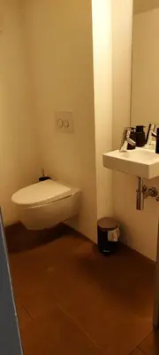 Ein Badezimmer in der Unterkunft Ferienhaus mit Baukulturpreis in der Südeifel - Ferienhaus TRÄNK